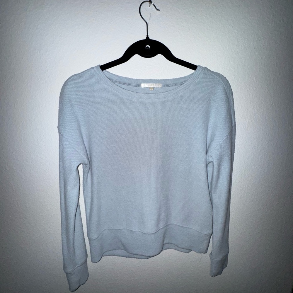 Z Supply Soft Blue Knit Top